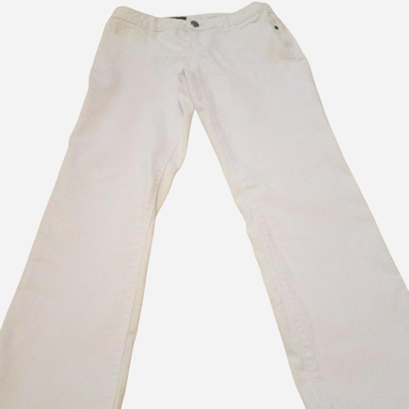 Simply Vera Vera Wang/ White Denim Capris – Mid Rise Stretch Cropped Jeans - Picture 2 of 4